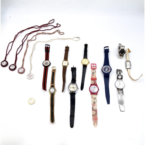 503 - A large collection of unchecked  watches. As per photographed.