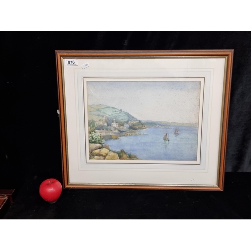 1194 - A delightful original early 20th century water colour on paper painting titled 'Mousehole, Cornwall'... 