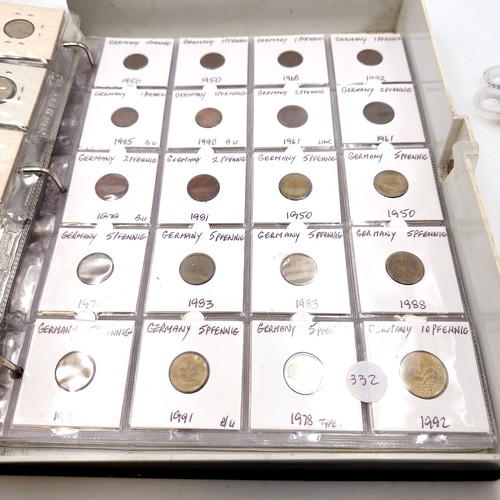 53 - A good large collection of coinage together with individually presented coinage including silver. It... 