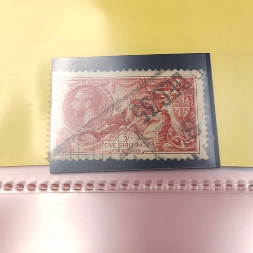 616 - Star Lot : A collection of premium King George V & seven seahorse issues together with five pages of... 