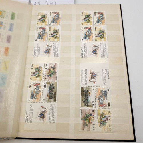 617 - A collection of Irish booklet panes & collectables. Fully furnished stock book with a superb range. ... 