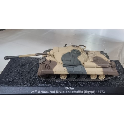 131 - A fantastic collection of approx. 70 miniature models of military tanks including Sd.Kfz. 9 FAMO 88m... 