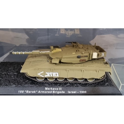 131 - A fantastic collection of approx. 70 miniature models of military tanks including Sd.Kfz. 9 FAMO 88m... 