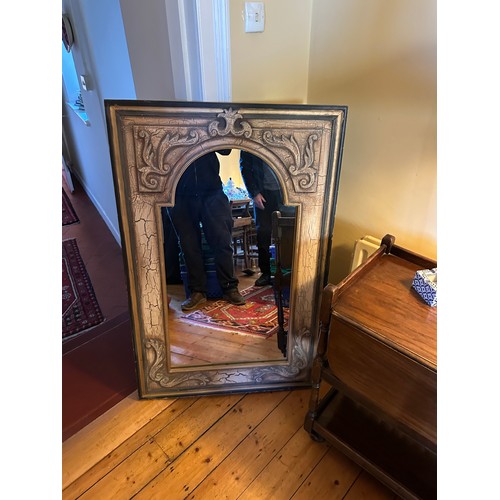 1021 - Star lot : Another lovely large mirror from the dining room at Dunboyne Lodge, With Heraldic surroun... 