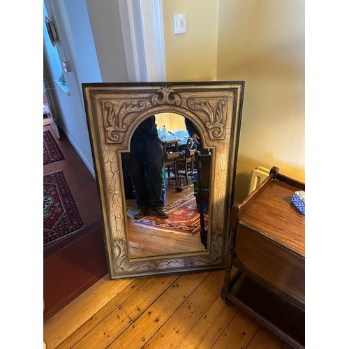 1021 - Star lot : Another lovely large mirror from the dining room at Dunboyne Lodge, With Heraldic surroun... 