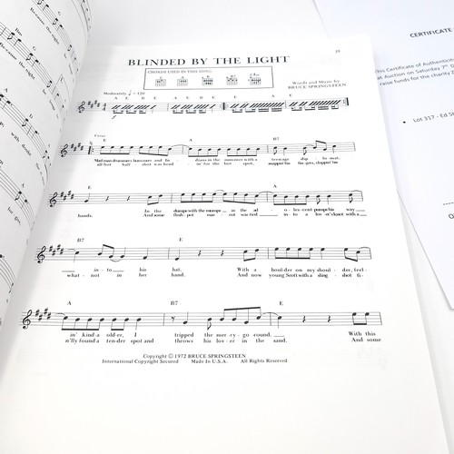 41 - Ed Sheeran's sheet music book 