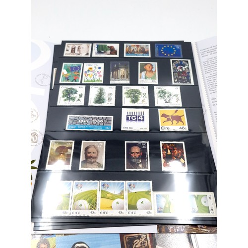 598 - Three commemorative stamp collections issued by Anpost. Irish stamps 2003 & 2004 collection together... 