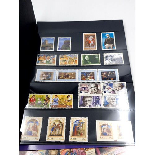 598 - Three commemorative stamp collections issued by Anpost. Irish stamps 2003 & 2004 collection together... 