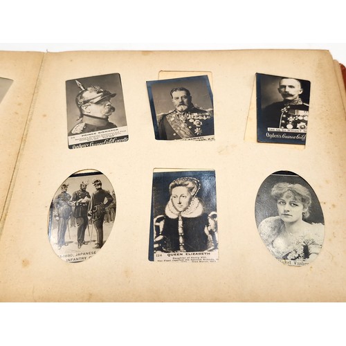 602 - A fully furnished photo album dated 1902 with a complete and varied portraiture examples.