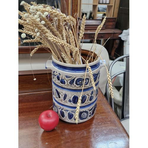 739 - A West German ceramic large Rumtopf jar. Stamped and numbered to base 'W.GERMAN 825-32'. In good con... 