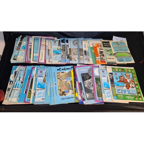 113 - A very large array of vintage English Division one Football Club official programmes, majority of wh... 