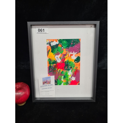 61 - An original Roseanna Mooney (Irish, contemporary) oil on board painting titled 'Little Taster'. Feat... 