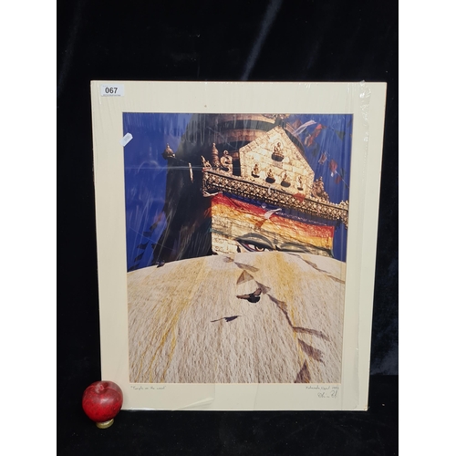 67 - A high quality photography print from film titled 'Temple on the Mount' features an atmospheric Temp... 