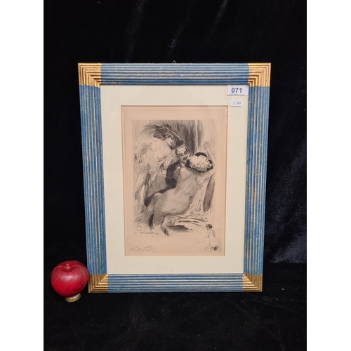 71 - Star Lot: Hand signed Almery Lobel-Riche (French, 1888-1950). A lively 1920s Almery Lobel-Riche orig... 