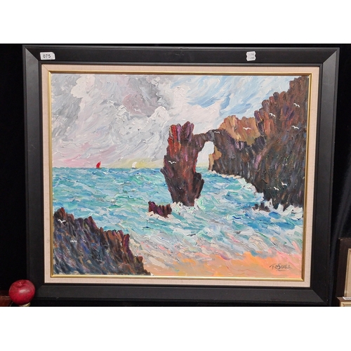 75 - Star Lot: Tony Sullivan (Irish, b.1941). An impressive original Tony Sullivan (ToSull) oil on canvas... 