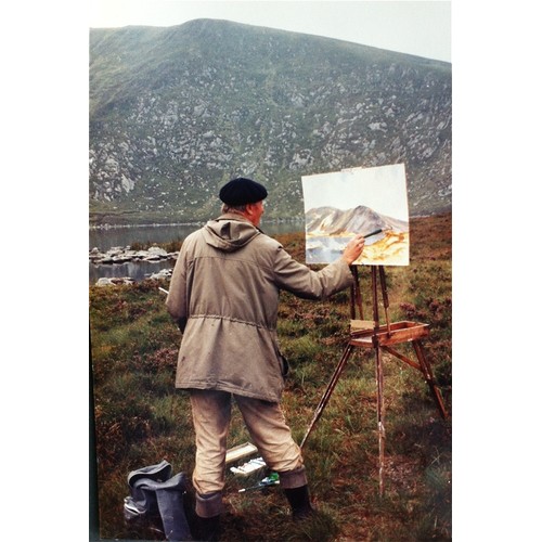 74 - Super Star Lot: Stanley Pettigrew (Irish, 1927-2022). An original Stanley Pettigrew oil in board pai... 