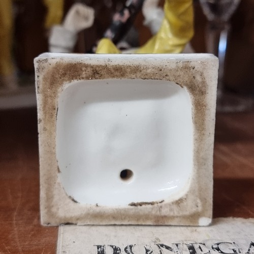 210 - Star Lot : Four unique Meissen porcelain commedia dell'arte figures. The figurines are modelled afte... 