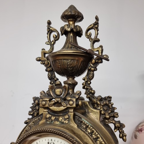 198 - Star Lot: A magnificent antique French mantel clock made by Japy Freres, a renowned clockmaking comp... 