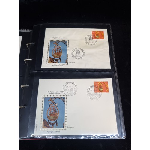 184 - An album containing an impressive and highly rare selection of Switzerland salvation army Philswiss ... 