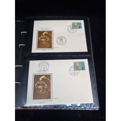 184 - An album containing an impressive and highly rare selection of Switzerland salvation army Philswiss ... 