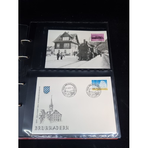 184 - An album containing an impressive and highly rare selection of Switzerland salvation army Philswiss ... 