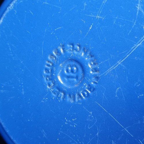 172 - Two cast iron Le Creuset items including a lidded casserole dish and lidded saucepan. Both in very g... 