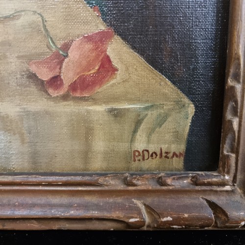 83 - Star Lot: Primo Dolzan (Italian, b. 19th century). A charming original 1930's oil on canvas painting... 