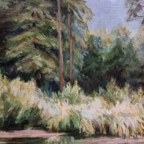 80 - Star Lot: Maura Earley (Irish, 20th century). An original Maura Earley oil on canvas painting. Featu... 