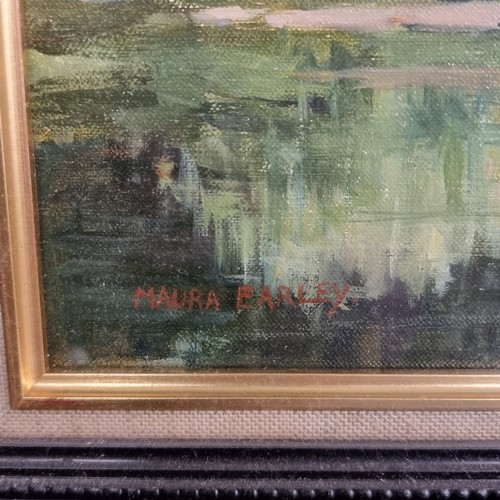 80 - Star Lot: Maura Earley (Irish, 20th century). An original Maura Earley oil on canvas painting. Featu... 