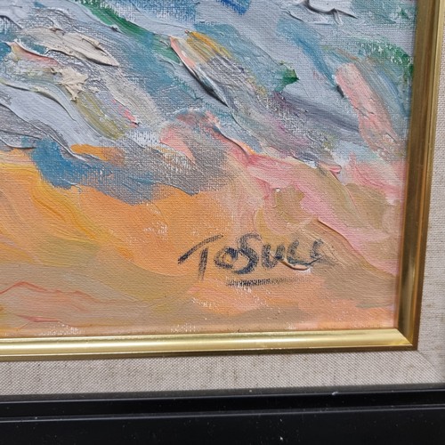 75 - Star Lot: Tony Sullivan (Irish, b.1941). An impressive original Tony Sullivan (ToSull) oil on canvas... 