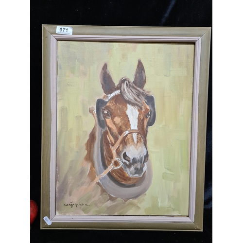 71 - Star Lot: 'Sean Nichol' (Irish, 20th Century) An original  'Sean Nichol' (Irish, 20th Century) oil o... 