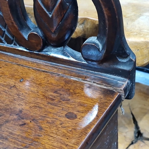 823 - Super Star Lot : An amazing Georgian  hall table in very rich mahogany, featuring intricate scrollwo... 