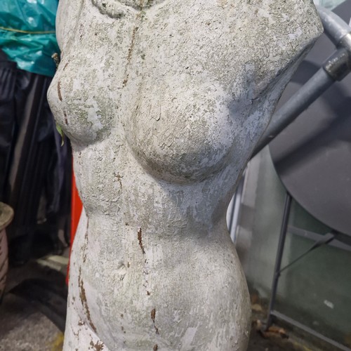 618 - Star lot :A large garden sculpture in the form of a classical style female form from a fabulous arch... 