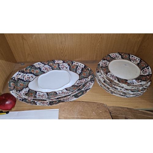 1136 - Andy Alcock & Co. English semi-porcelain dinnerware set, 