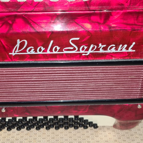 950 - A vintage rare Paolo Soprani, Italian made, original accordion. This classic Italian instrument date... 