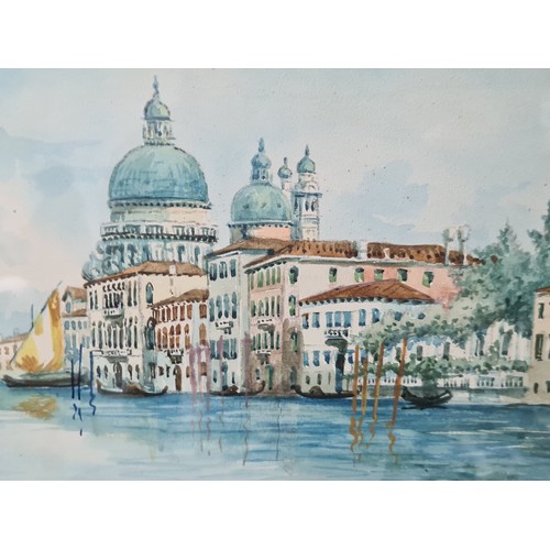 700 - Star Lot: A. Bolderin (Italian, contemporary). An original A.Bolderin watercolour on paper painting.... 