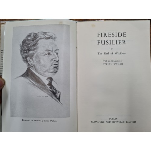 781 - A fabulous collector's first edition of 'Fireside Fusilier' by The Earl of Wicklow with an introduct... 