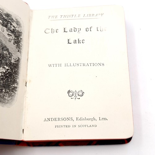 536 - A miniature book entitled 'The lady of the lake' with illustrations. Booklet in very good condition.... 