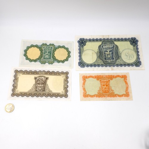 540 - Star Lot : A good collection of Lady Lavery bank notes consisting of 10 pounds example - graded very... 