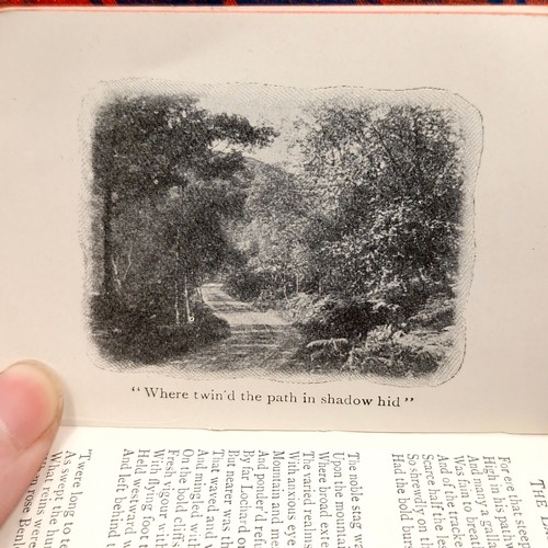 536 - A miniature book entitled 'The lady of the lake' with illustrations. Booklet in very good condition.... 