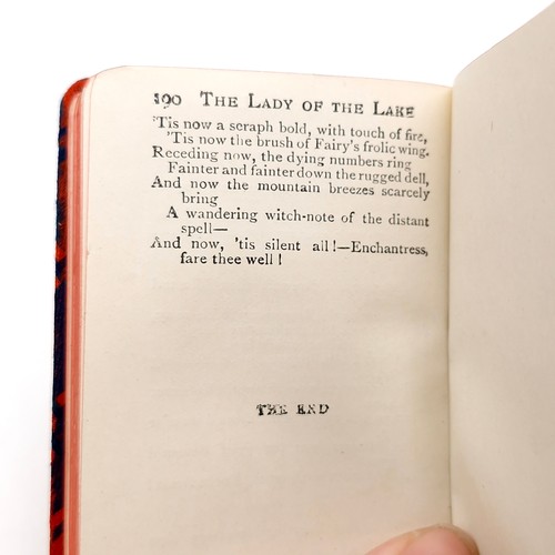 536 - A miniature book entitled 'The lady of the lake' with illustrations. Booklet in very good condition.... 