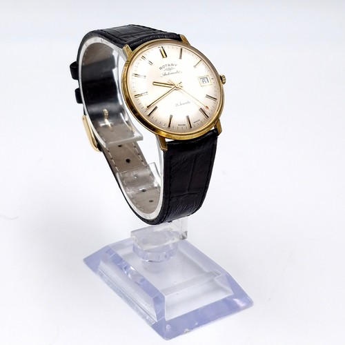 959 - Star Lot : A handsome vintage gents Rotary Automatic 21 jewel watch, circa. 1970's, paired with a bl... 