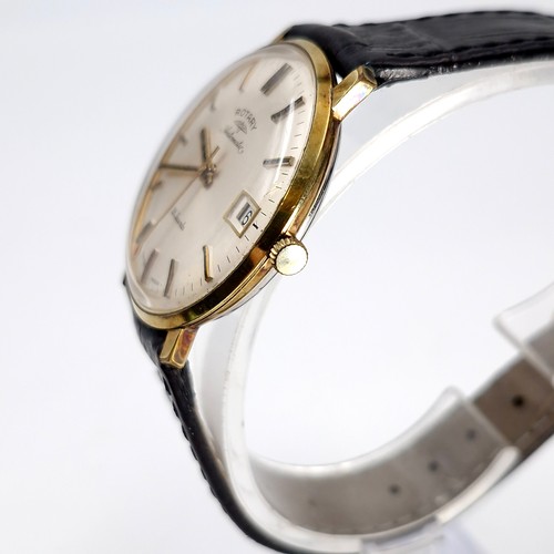 959 - Star Lot : A handsome vintage gents Rotary Automatic 21 jewel watch, circa. 1970's, paired with a bl... 