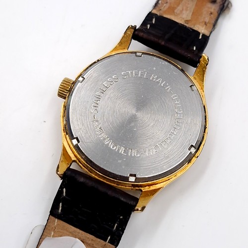 962 - A vintage Elgin 17 jewel movement watch with a genuine leather strap. €178.95 via vintagewatchrestor... 