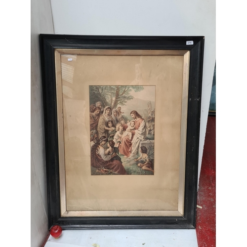 274 - A large high quality print after an original painting by Bernhard Plockhurst (German, 1825 – 1907) o... 