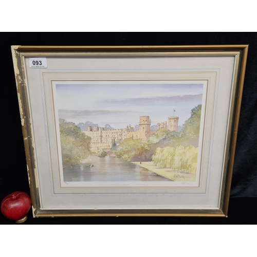 966 - A limited edition (576/850) hand signed Giclee print from an original watercolour painting by Ken Bu... 