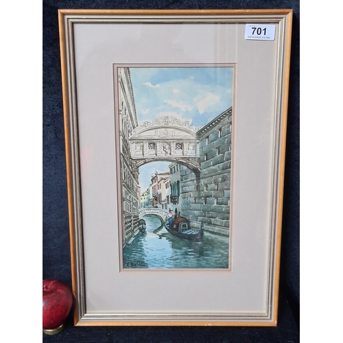 1034 - Star Lot: A. Bolderin (Italian, contemporary). An original A.Bolderin watercolour on paper painting.... 