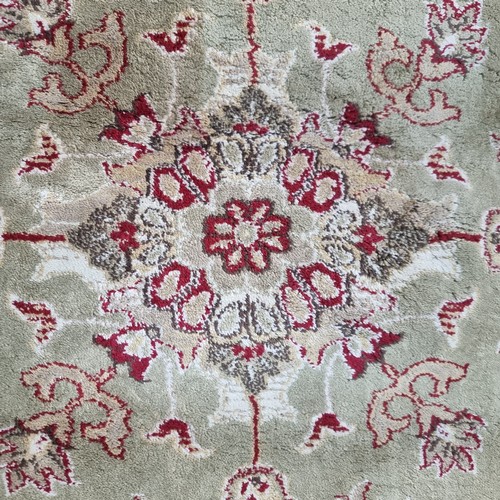 331 - A nice Antigua floor rug in nice natural colours 185cm x 120cm soft to the touch.