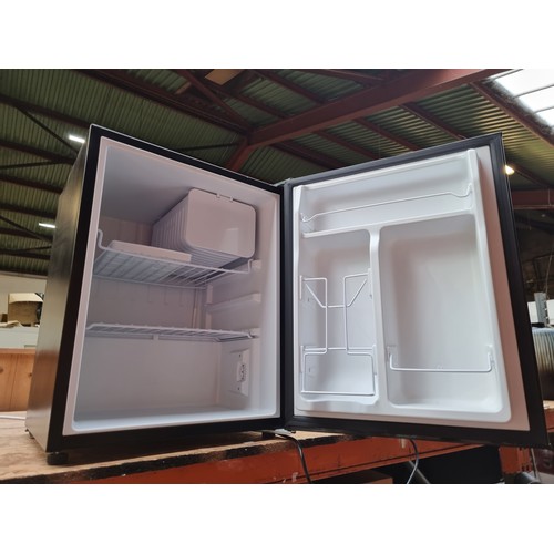 319 - A Subcold Eco Under-Counter Black Fridge with 100 litre capacity and icebox. Great handy fridge for ... 