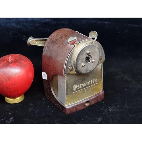 123 - A Bakelite Staedtler 50170 Germany desktop pencil sharpener